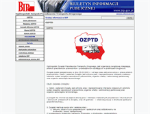 Tablet Screenshot of bip.ozptd.pl
